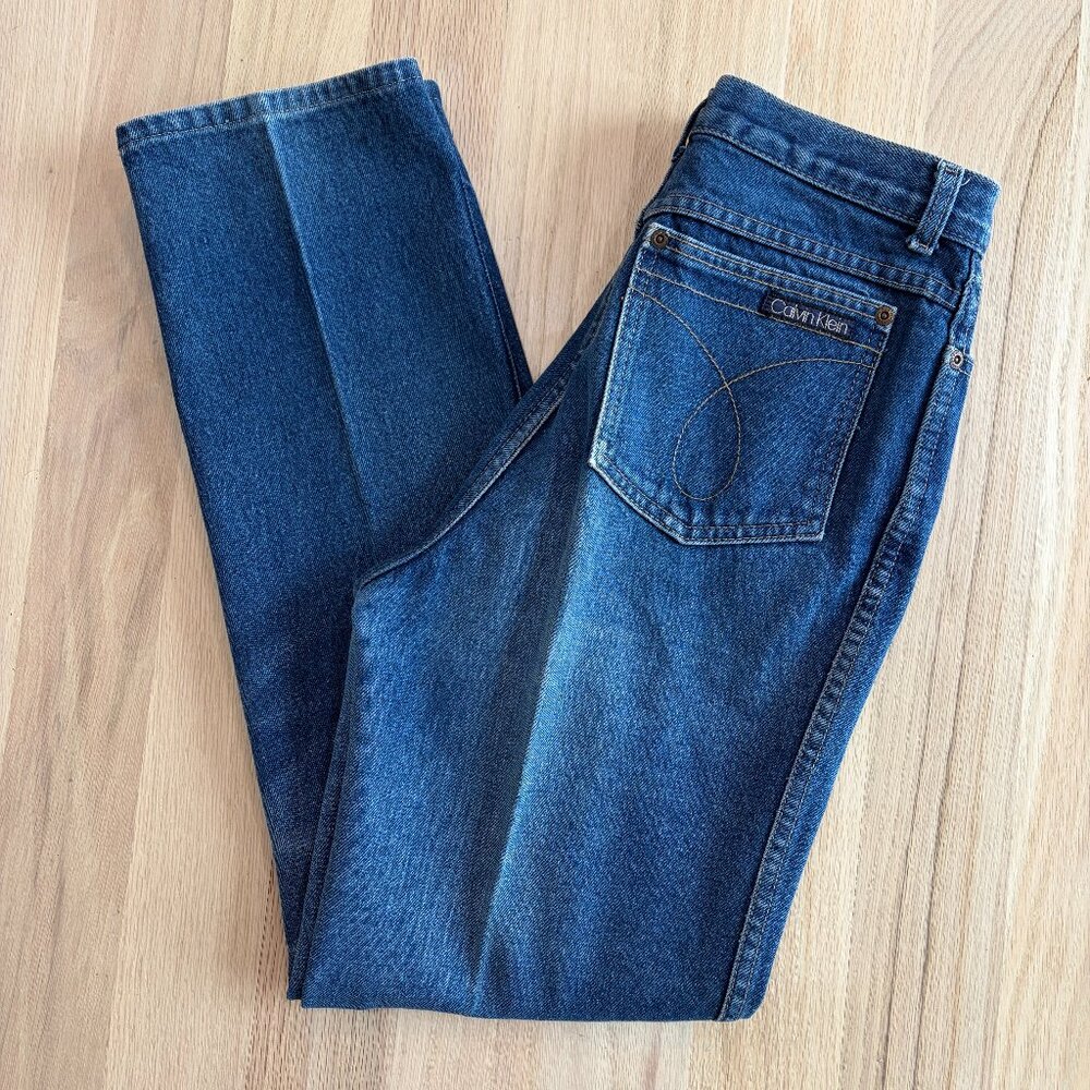 Vintage Calvin Klein Women’s Straight Leg Jeans 100% Cotton